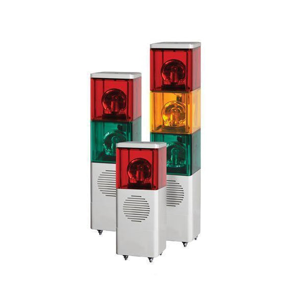 SJDL LED Steady/Flashing Type Stackable Cube Tower Lights with Built-in Alarm-KehJiHou